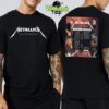 Metallica M72 World Tour Returns To Europe In 2026 16 Shows 9 Countries 4 No Repeat Weekends And 1 Unforgettable Tour Two Sided Unisex T-Shirt