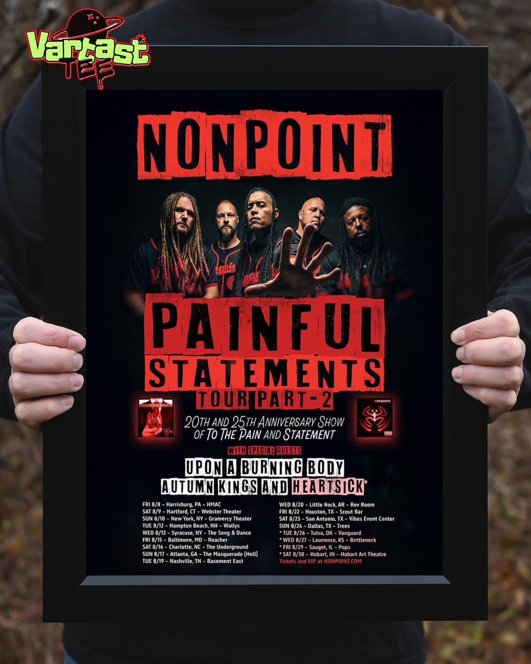 Nonpoint The Painful Statements Tour Part 2 20th And 25th Anniversary Show Of To The Pain And Statement Home Decor Poster Canvas Nonpoint The Painful Statements Tour Part 2 20th And 25th Anniversary Show Of To The Pain And Statement Home Decor Poster Canvas