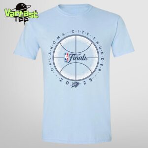 OKC Thunder 2025 NBA Finals Basketball Outline Unisex Essential T-Shirt