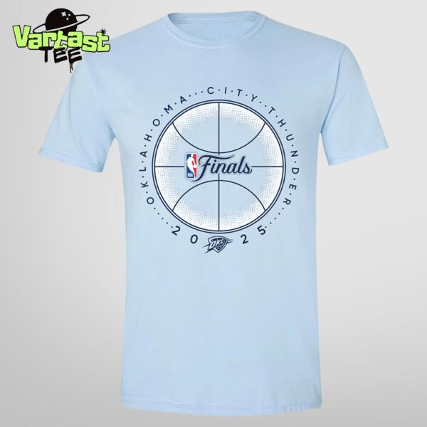OKC Thunder 2025 NBA Finals Basketball Outline Unisex Essential T-Shirt