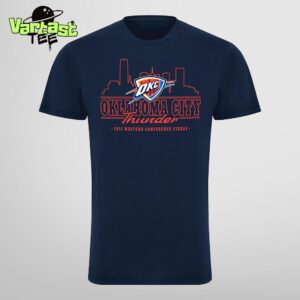 OKC Thunder 2025 Western Conference Finals Skyline Unisex Essential T-Shirt
