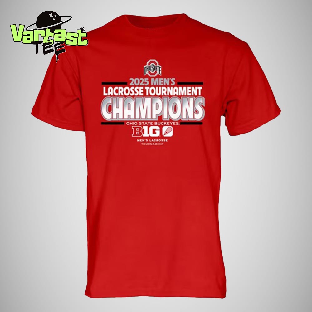 Ohio State Buckeyes 2025 Men's Lacrosse Tournament Champions Unisex T-Shirt Ohio State Buckeyes 2025 Men's Lacrosse Tournament Champions Unisex T-Shirt