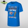 Oklahoma City Thunder 2025 NBA Finals Logo And Trophy Unisex Essential T-Shirt