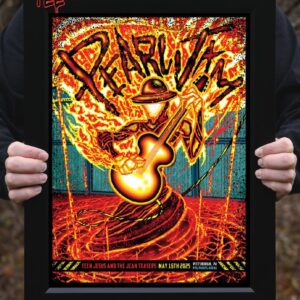 Pearl Jam Dark Matter World Tour 2025 Event Poster At PPG Paints Arena In Pittsburgh PA US On May 16th 2025 Home Decor Poster Canvas