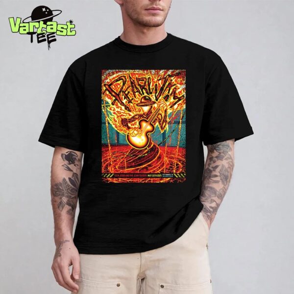 Pearl Jam Dark Matter World Tour 2025 Event Poster At PPG Paints Arena In Pittsburgh PA US On May 16th 2025 Unisex T-Shirt