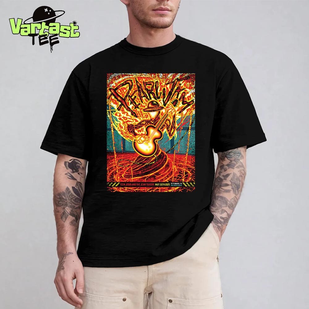 Pearl Jam Dark Matter World Tour 2025 Event Poster At PPG Paints Arena In Pittsburgh PA US On May 16th 2025 Unisex T-Shirt Pearl Jam Dark Matter World Tour 2025 Event Poster At PPG Paints Arena In Pittsburgh PA US On May 16th 2025 Unisex T-Shirt