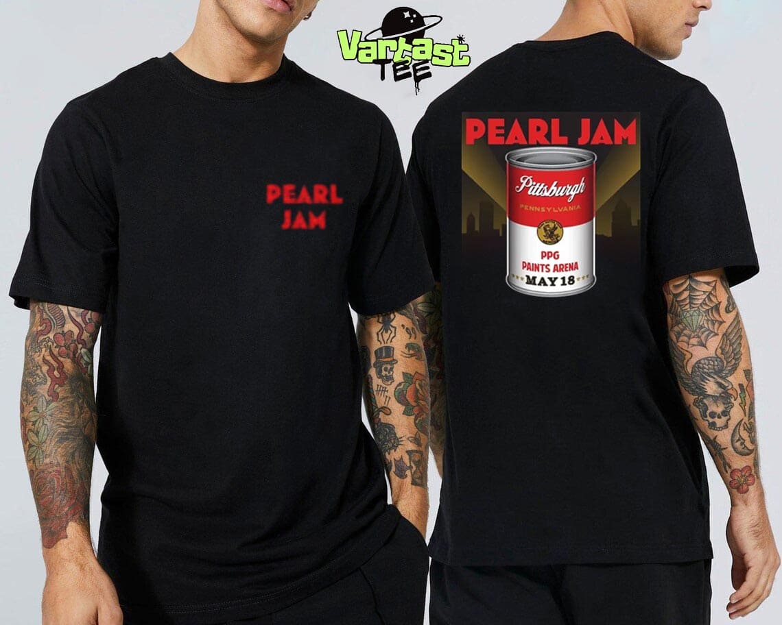 Pearl Jam Dark Matter World Tour 2025 In US Event Tee Shows At PPG Paints Arena In Pittsburgh PA On May 18th 2025 Two Sided Classic T-Shirt Pearl Jam Dark Matter World Tour 2025 In US Event Tee Shows At PPG Paints Arena In Pittsburgh PA On May 18th 2025 Two Sided Classic T-Shirt