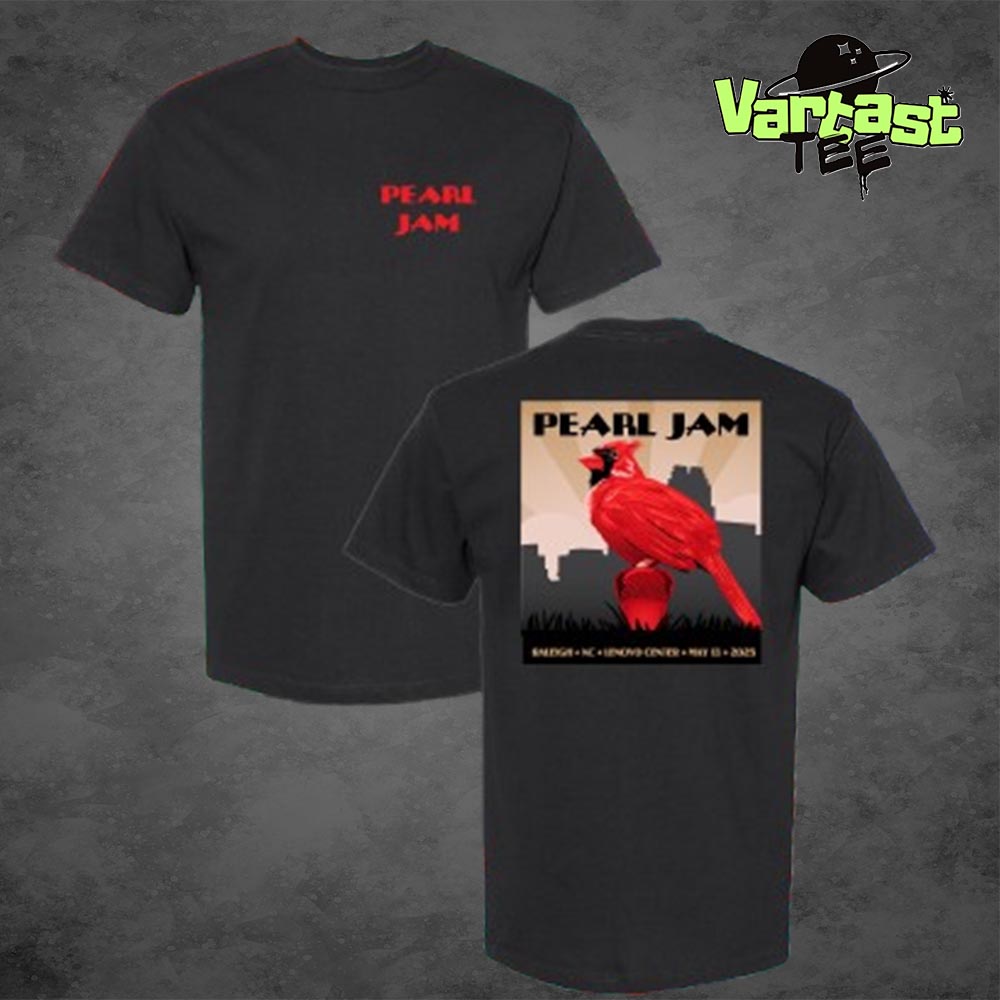 Pearl Jam World Tour 2025 Event Tee At Lenovo Center Raleigh NC On May 13th 2025 Two Sided Classic T-Shirt Pearl Jam World Tour 2025 Event Tee At Lenovo Center Raleigh NC On May 13th 2025 Two Sided Classic T-Shirt