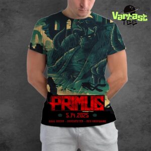 Primus Summer Tour 2025 At SNHU Arena Manchester New Hampshire On May 14th 2025 All Over Print Shirt