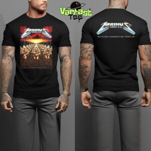 Primus x Metallica Master Of Puppets Tonights Show Poster At Budweiser Stage In Toronto ON on May 22nd 2025 Two Sided Classic T-Shirt