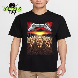 Primus x Metallica Master Of Puppets Tonights Show Poster At Budweiser Stage In Toronto ON on May 22nd 2025 Unisex T-Shirt