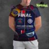 Road To Munich 25 PSG UEFA Champions League Finalist On May 31st 2025 All Over Print Shirt