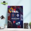 Road To Munich 25 PSG UEFA Champions League Finalist On May 31st 2025 Home Decor Poster Canvas