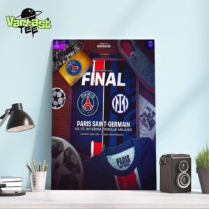 Road To Munich 25 UEFA Champions League Final Is Set PSG Vs Inter Milan On May 31st 2025 Home Decor Poster Canvas