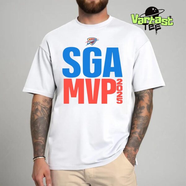 Shai Gilgeous-Alexander 2025 NBA MVP Text Unisex Essential T-Shirt