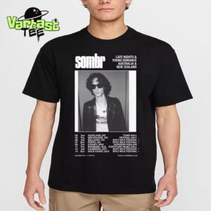 Sombr Late Nights And Young Romance Australia And New Zealand Dates List On December 2025 Essential T-Shirt