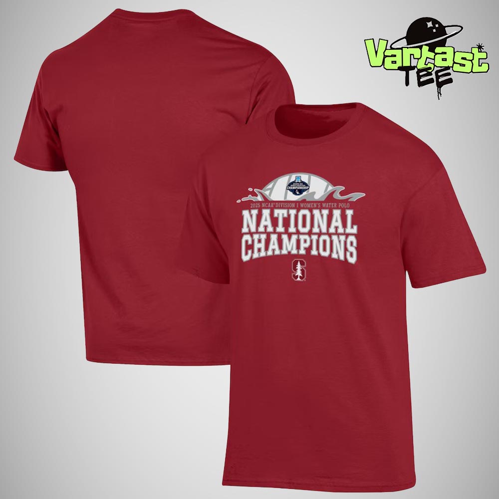 Stanford Cardinal 2025 NCAA Women's Water Polo National Champions Unisex T-Shirt Stanford Cardinal 2025 NCAA Women's Water Polo National Champions Unisex T-Shirt