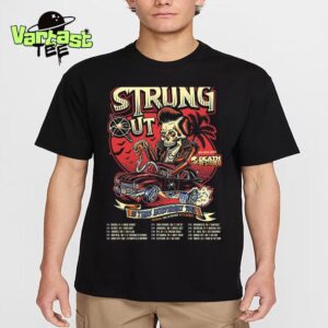 Strung Out 35 Years Anniversary Tour Performing Exile In Oblivion In Its Entirety With Death By Stereo Essential T-Shirt