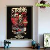 Strung Out 35 Years Anniversary Tour Poster At The Arrow At Archer Music Hall In Allentown PA On July 11th 2025 Home Decor Wall Art Poster Canvas