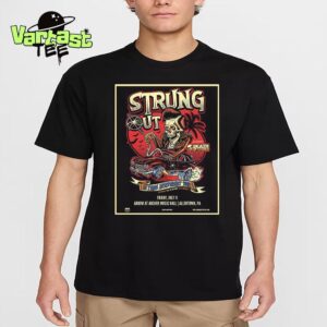 Strung Out 35 Years Anniversary Tour Poster At The Arrow At Archer Music Hall In Allentown PA On July 11th 2025 Essential T-Shirt