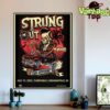 Strung Out 35 Years Anniversary Tour Poster At The Arrow At Archer Music Hall In Allentown PA On July 11th 2025 Home Decor Wall Art Poster Canvas