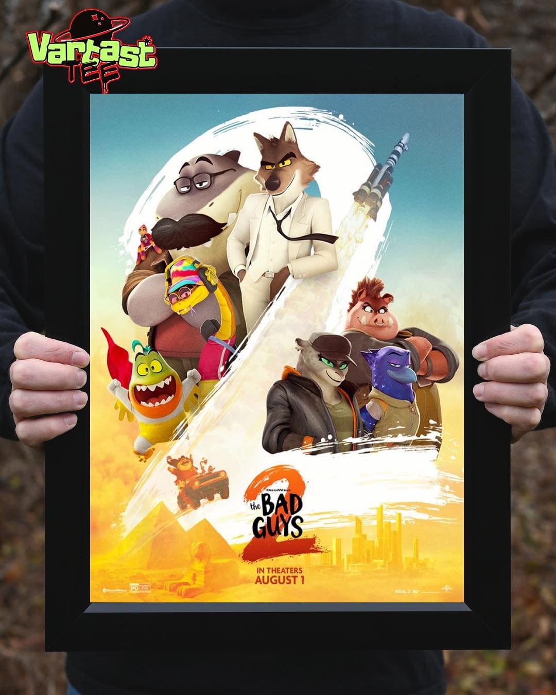 The Bad Guys 2 Official Poster Movie Of DreamWorks In Theaters On August 1st 2025 Home Decor Poster Canvas The Bad Guys 2 Official Poster Movie Of DreamWorks In Theaters On August 1st 2025 Home Decor Poster Canvas