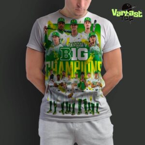 The Ducks Oregon Duck Baseball Are 2025 Big Ten Conference Champions All Over Print Shirt
