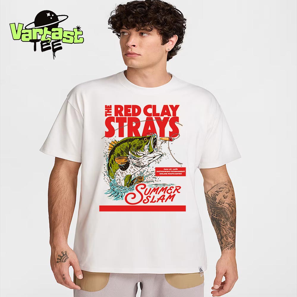 The Red Clay Strays Summer Slam Fishing HBYCO Nationwide Tournament Online Photo Entry On June 1st-30th 2025 Unisex T-Shirt The Red Clay Strays Summer Slam Fishing HBYCO Nationwide Tournament Online Photo Entry On June 1st-30th 2025 Unisex T-Shirt