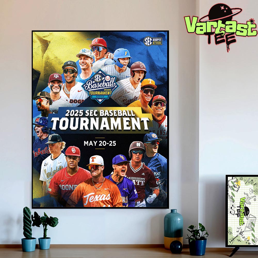 The Road To Omaha Starts In Hoover Official Poster 2025 SEC Baseball Tournament On May 20-25 Home Decor Poster Canvas The Road To Omaha Starts In Hoover Official Poster 2025 SEC Baseball Tournament On May 20-25 Home Decor Poster Canvas