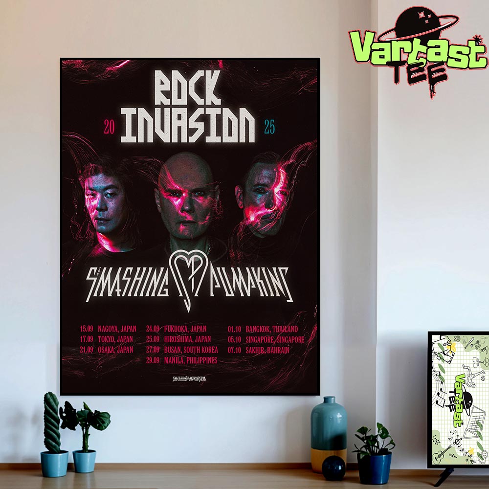 The Smashing Pumpkins Rock Invasion 2025 Tour In Asia And The Middle East Dates List Home Decor Poster Canvas The Smashing Pumpkins Rock Invasion 2025 Tour In Asia And The Middle East Dates List Home Decor Poster Canvas