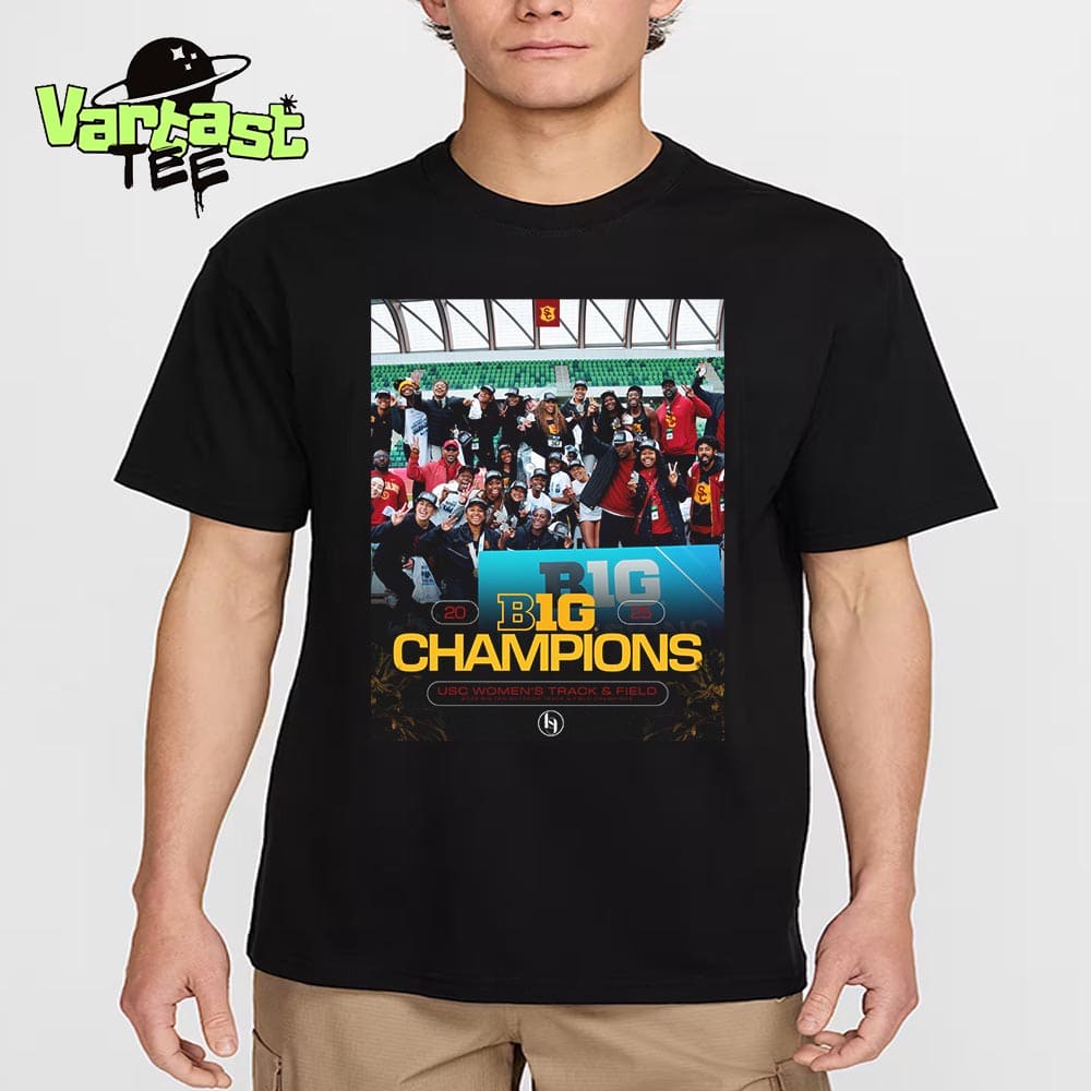 The USC Trojans are 2025 Big 10 Women's Outdoor Track And Field Champions Essential T-Shirt The USC Trojans are 2025 Big 10 Women's Outdoor Track And Field Champions Essential T-Shirt