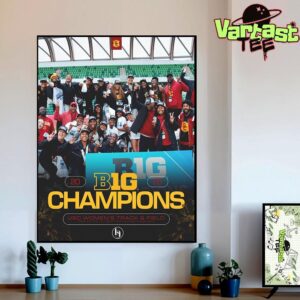 The USC Trojans are 2025 Big 10 Women’s Outdoor Track And Field Champions Home Decor Wall Art Poster Canvas