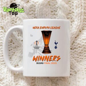 Tottenham Hotspur Are UEFA Europa League Winners Bilbao Final 2025 Coffee Mug