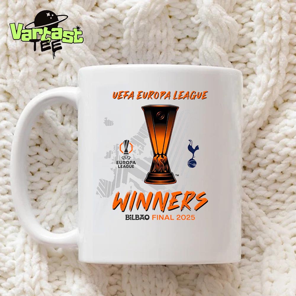 Tottenham Hotspur Are UEFA Europa League Winners Bilbao Final 2025 Coffee Mug Tottenham Hotspur Are UEFA Europa League Winners Bilbao Final 2025 Coffee Mug