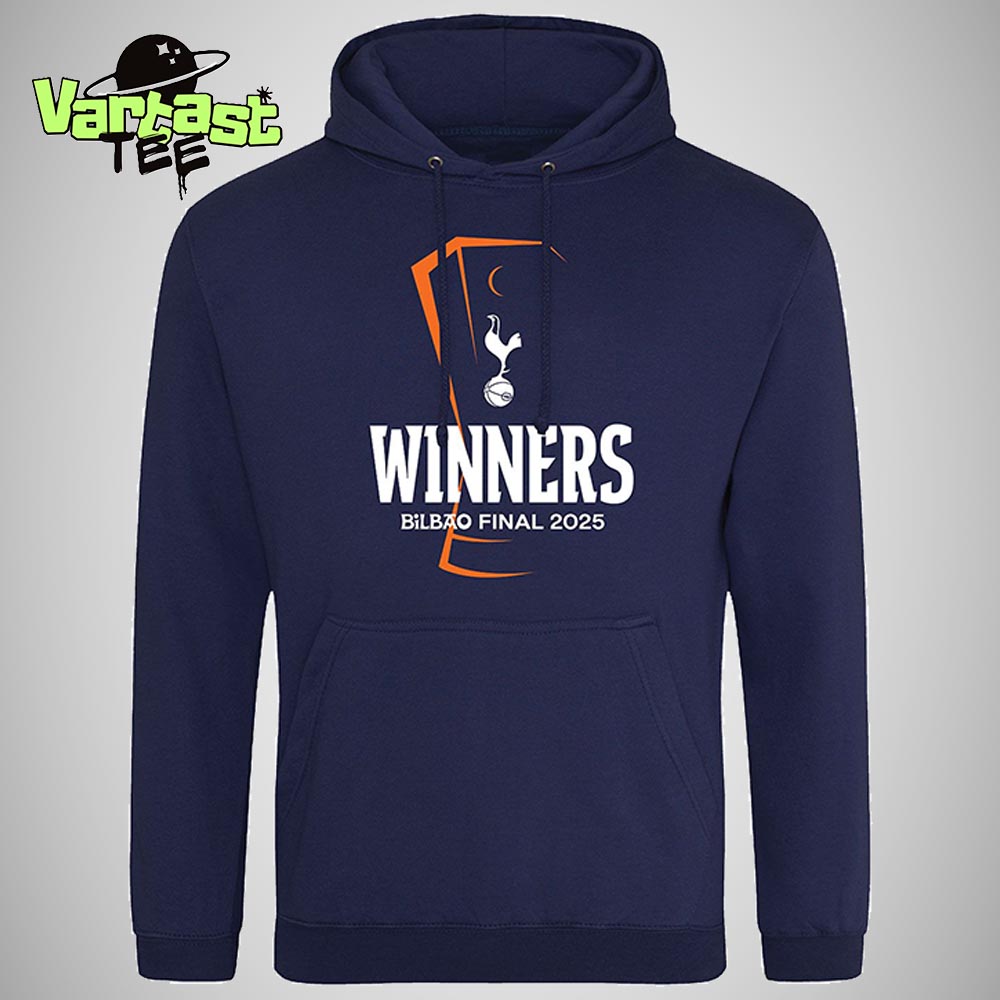 Tottenham Hotspur UEFA Europa League Bilbao Final 2025 Winners Unisex T-Shirt Tottenham Hotspur UEFA Europa League Bilbao Final 2025 Winners Unisex T-Shirt