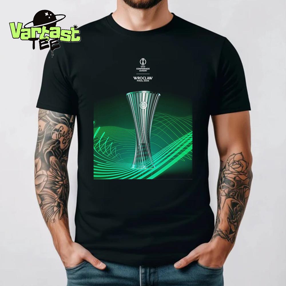 UEFA Conference League Wroclaw Final 2025 Official Poster Unisex T-Shirt UEFA Conference League Wroclaw Final 2025 Official Poster Unisex T-Shirt