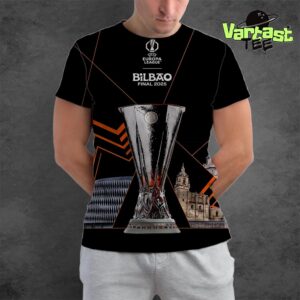 UEFA Europa League Bilbao Final 2025 Poster All Over Print Shirt