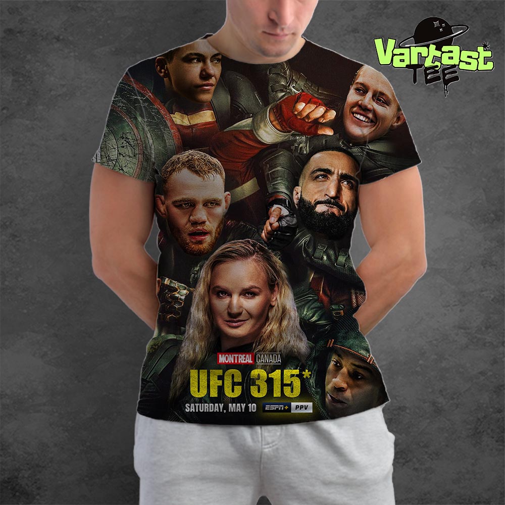 UFC 315 Official Poster In Montreal CA For A Massive Night Of Fights All Over Print Shirt UFC 315 Official Poster In Montreal CA For A Massive Night Of Fights All Over Print Shirt