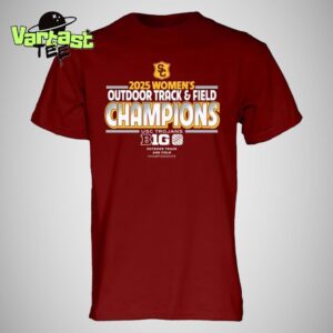 USC Trojans Big 10 2025 Women’s Outdoor Track And Field Champions Unisex T-Shirt