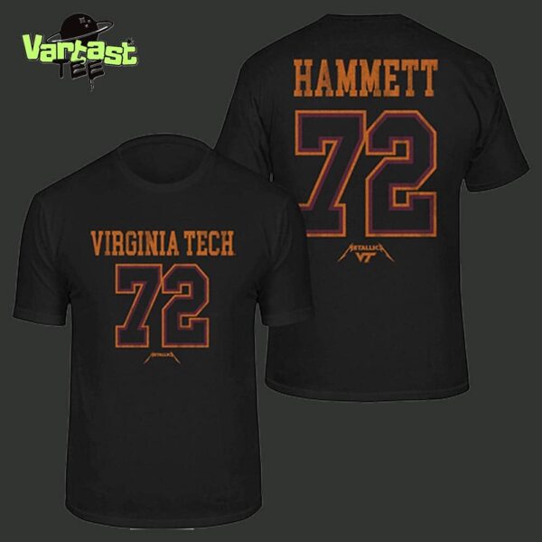 Virginia Tech Hammett Vintage Metallica Short Sleeve T-Shirt