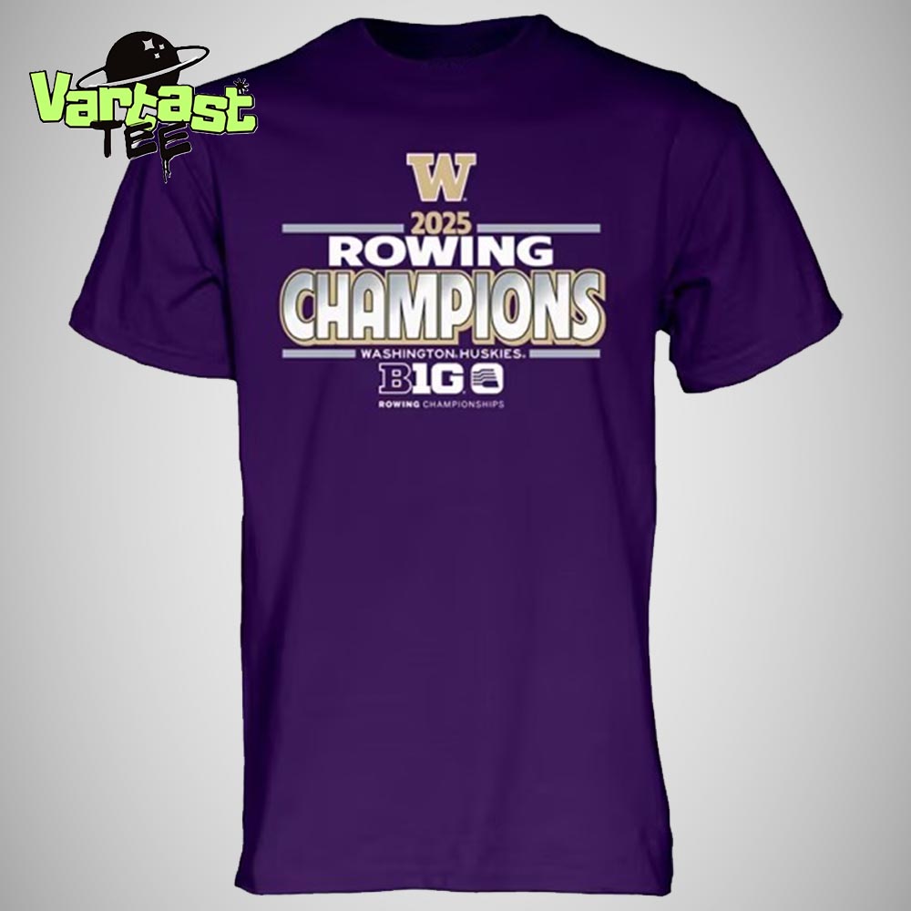Washington Huskies Big 10 Rowing Champions Unisex T-Shirt Washington Huskies Big 10 Rowing Champions Unisex T-Shirt