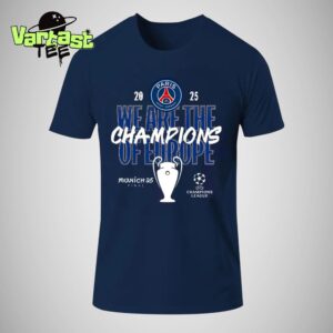 We Are The Champions Of Europe Paris Saint-Germain PSG Are 2025 UEFA Champions League Winners Munich 25 Final Essential T-Shirt
