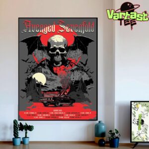 Avenged Sevenfold Summer Europe 2025 Tour Poster On June Full Dates List Home Decor Poster Canvas
