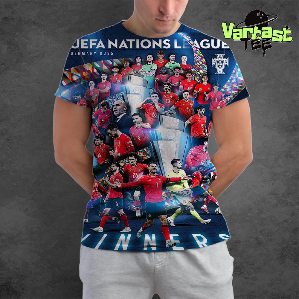 Congratulations To Portugal Are 2025 UEFA Nations League Winners For 2nd Champions In History All Over Print Shirt Congratulations To Portugal Are 2025 UEFA Nations League Winners For 2nd Champions In History All Over Print Shirt