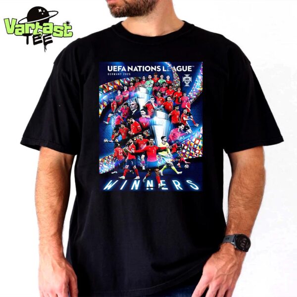 Congratulations To Portugal Are 2025 UEFA Nations League Winners For 2nd Champions In History Essential T-Shirt