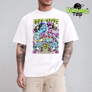 Goose And Conscious Alliance Art That Feeds Live Show Poster At Fiddlers Green Amphitheatre In Greenwood Village CO On June 6-7 2025 Essential Shirt