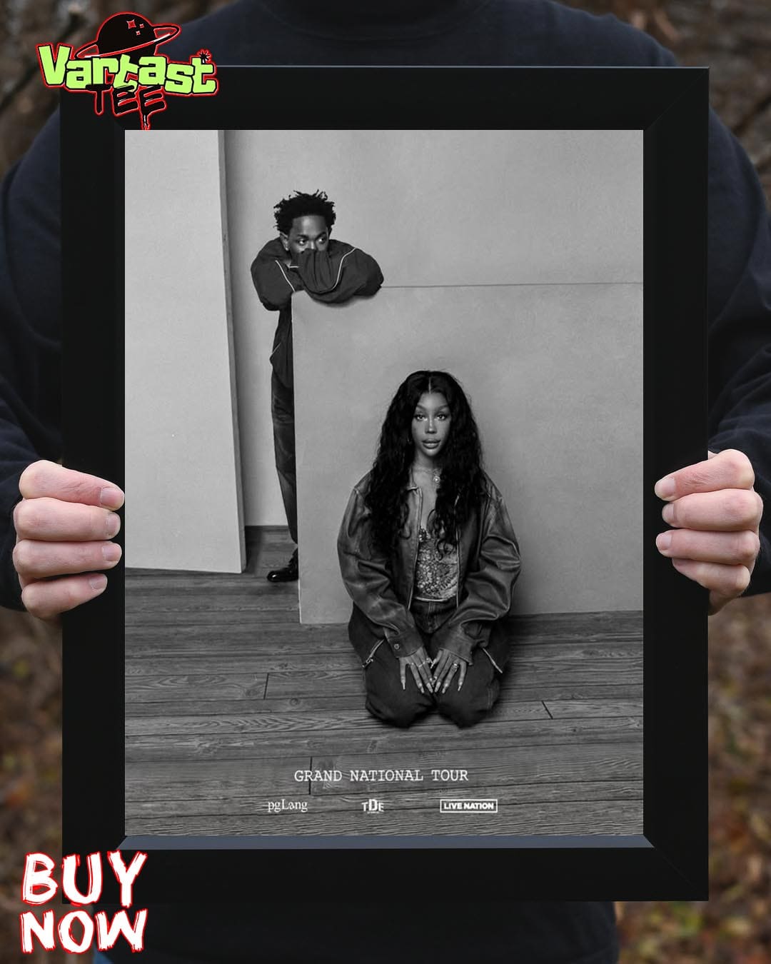 Kendrick Lamar And SZA 2025 Grand National Tour Home Decor Poster Canvas Kendrick Lamar And SZA 2025 Grand National Tour Home Decor Poster Canvas