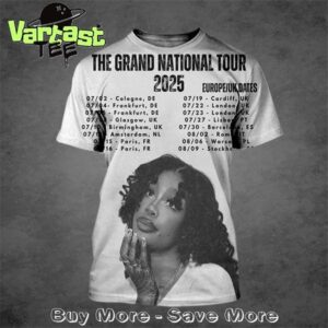 Kendrick Lamar And SZA 2025 Grand National Tour In Europe And UK Dates List All Over Print Shirt