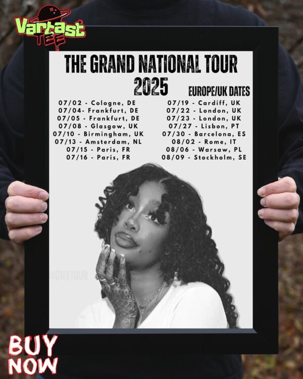 Kendrick Lamar And SZA 2025 Grand National Tour In Europe And UK Dates List Home Decor Poster Canvas