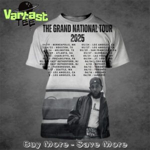 Kendrick Lamar And SZA Grand National Tour 2025 In US Dates List All Over Print Shirt